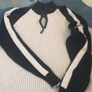 Men’s Nautica Jean sweater navy and cream